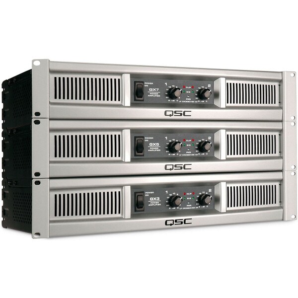 Main product image for QSC GX5 Power Amplifier 500 Watts/ch at 8 ohms 245-652